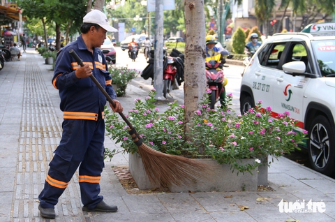 Quận Phú Nhuận trồng hoa vỉa hè, thu rác cồng kềnh miễn phí - Ảnh 3.