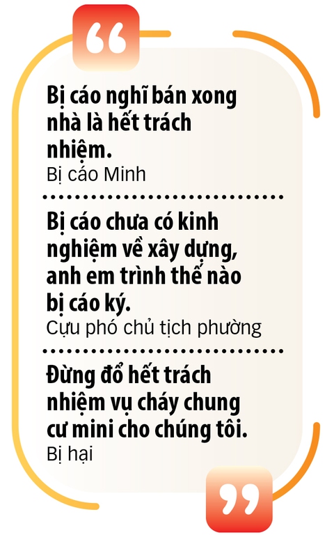 Sau phiên tòa Xét xử vụ cháy chung cư mini 56 người chết: Bài học lớn về trách nhiệm - Ảnh 2.