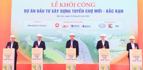 Khởi công xây dựng tuyến đường Chợ Mới - Bắc Kạn - Ảnh 1.