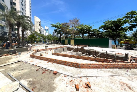 Xây dựng quán cà phê trái phép ở khu căn hộ cao cấp Mường Thanh Viễn Triều? - Ảnh 1. Xây dựng quán cà phê trái phép ở khu căn hộ cao cấp Mường Thanh Viễn Triều? - Ảnh 1.