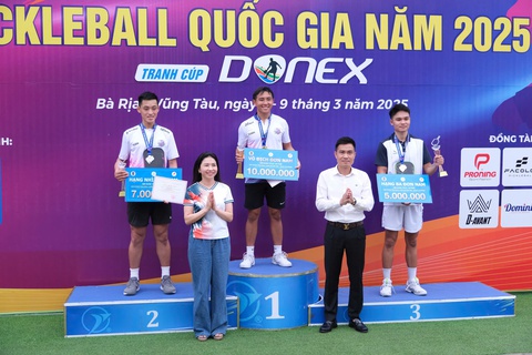 D-Joy vào chung kết 9/10 nội dung tại Giải vô địch pickleball quốc gia 2025 - Ảnh 1.