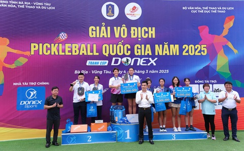 D-Joy vào chung kết 9/10 nội dung tại Giải vô địch pickleball quốc gia 2025 - Ảnh 2.