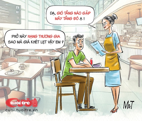 Giá một tô phở ở sân bay: Gió tầng nào gặp mây tầng đó - Ảnh 1.