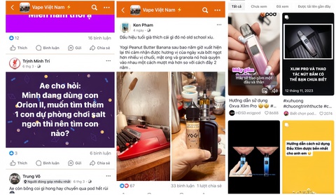 Thuốc lá điện tử vẫn tràn lan ‘chợ mạng’ - Ảnh 1. Thuốc lá điện tử vẫn tràn lan ‘chợ mạng’ - Ảnh 1.