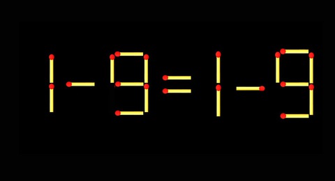 Thử tài IQ: Di chuyển một que diêm để 1-8=19 thành phép tính đúng - Ảnh 1.