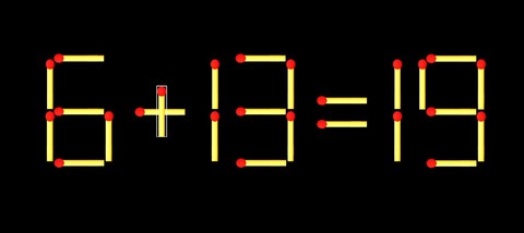 Thử tài IQ: Di chuyển một que diêm để 6+99=9 thành phép tính đúng - Ảnh 1.
