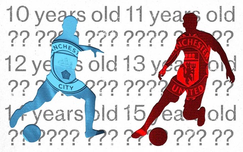 Man Utd và Man City dính nghi án cầu thủ 'cải lão hoàn đồng' - Ảnh 1.