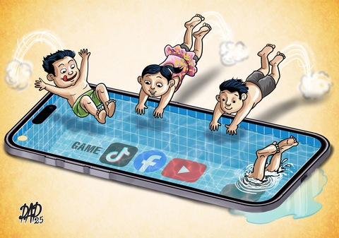 Tai hại từ nạn nghiện mạng xã hội - Ảnh 1.
