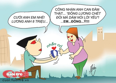 Chàng trai được nhận lời cầu hôn vì quá can đảm - Ảnh 1.