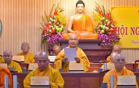 Tinh gọn hệ thống Giáo hội, không tổ chức Đại hội đại biểu Phật giáo cấp huyện - Ảnh 1. Tinh gọn hệ thống Giáo hội, không tổ chức Đại hội đại biểu Phật giáo cấp huyện - Ảnh 1.