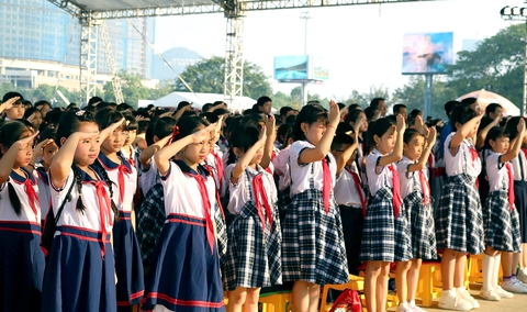 Ngày hội Thiếu nhi vui khỏe - Tiến bước lên Đoàn - Ảnh 1.