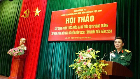 Sớm xây dựng chiến lược quốc gia về giáo dục phòng tránh tai nạn bom mìn - Ảnh 3.