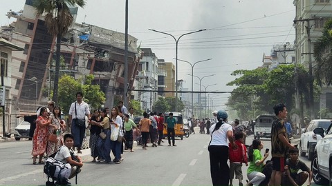 Việt Nam thăm hỏi động đất tại Thái Lan và Myanmar - Ảnh 1. Myanmar - Ảnh 1.