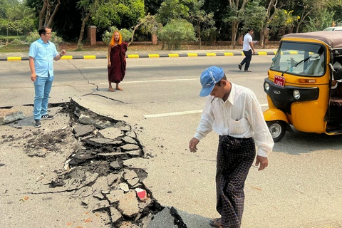 Hình ảnh Myanmar, Thái Lan tan hoang sau trận động đất kinh hoàng - Ảnh 7.