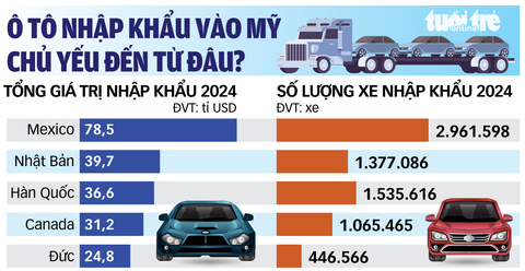 Ngành ô tô toàn cầu trước ngã rẽ - Ảnh 2. thuế 25% - Ảnh 2.