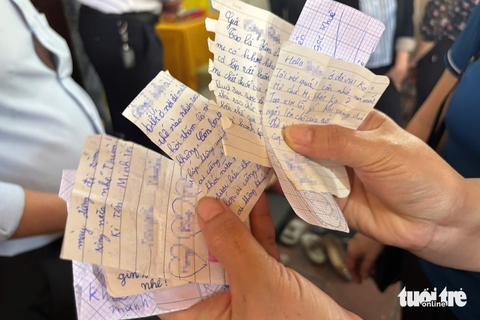 Nam sinh lớp 4 đuối nước, bạn học viết thư tay nhắn nhủ đừng tắm sông nữa bạn nhé! - Ảnh 1.