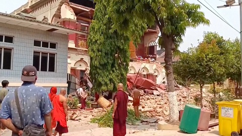 Có thể mất nhiều năm để tái thiết một số vùng ở Myanmar sau động đất - Ảnh 4. Myanmar - Ảnh 6.