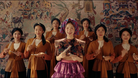 Dân làng Hòa Minzy không chỉ đóng MV Bắc Bling, còn góp chiếu, mành, cày view lên top 1 - Ảnh 1.