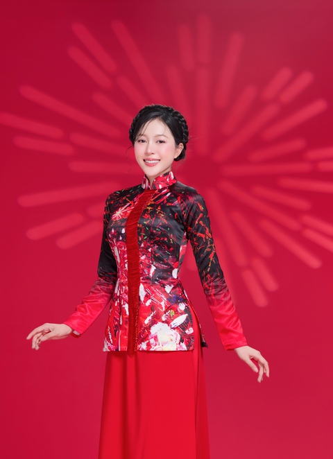 Hoa hậu Kiều Duy mặc áo dài kết hợp áo bà ba của Liên Hương - Ảnh 6. Hoa hậu Kiều Duy mặc áo dài kết hợp áo bà ba của Liên Hương - Ảnh 6.