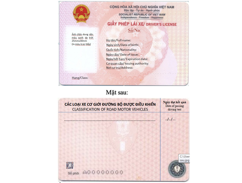 Hình ảnh mẫu giấy phép lái xe mới do Bộ Công an cấp - Ảnh 1.