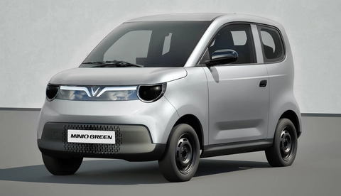 Lộ nội thất VinFast Minio Green 269 triệu đồng: Phanh tay cơ, cần số sau vô lăng, không màn giải trí - Ảnh 1.