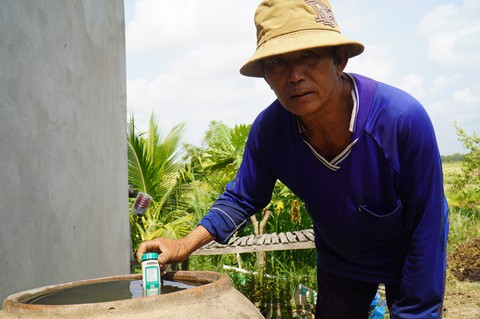 Miền tây sắp có mưa trái mùa trên diện rộng, nước mặn vẫn xâm nhập sâu - Ảnh 1.