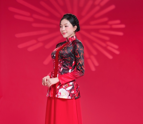 Hoa hậu Kiều Duy khoe sắc cùng áo dài Liên Hương - Ảnh 10.