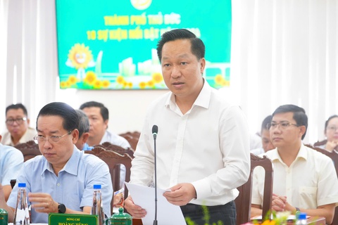 Chủ tịch UBND TP.HCM Nguyễn Văn Được làm việc với TP Thủ Đức - Ảnh 2.