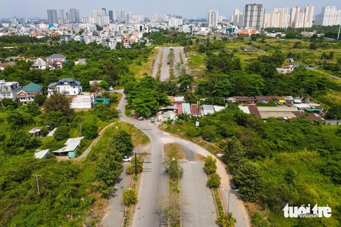 4 tuyến đường 'xương sống' khu đô thị mới Thủ Thiêm vẫn dang dở sau 11 năm - Ảnh 3.