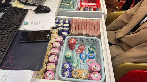 Triệt phá đường dây đánh bạc tại câu lạc bộ thể thao cơ sở Bridge và Poker Khải Hoàng - Ảnh 2.