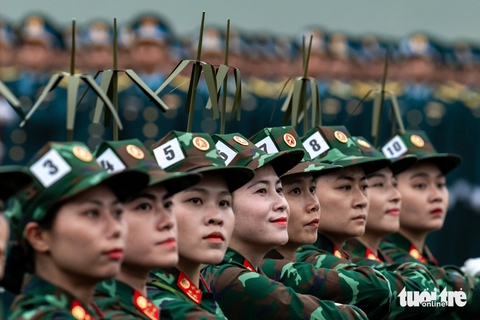 Những bóng hồng trên thao trường kỷ niệm 50 năm Ngày giải phóng miền Nam - Ảnh 4. Những bóng hồng trên thao trường chuẩn bị kỷ niệm 50 năm thống nhất đất nước - Ảnh 4.