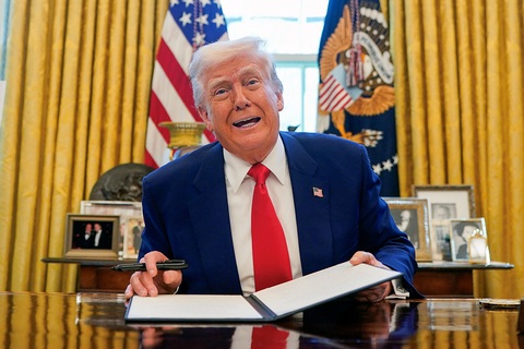 Toàn cảnh hành trình hoãn thuế của ông Trump - Ảnh 1. hoãn thuế - Ảnh 1.