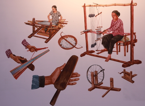 Nhớ bà nội miệt mài ngồi đan võng chàng trai 9x vẽ 2.000 bức tranh về di sản khắp cả nước - Ảnh 6. di sản - Ảnh 6.