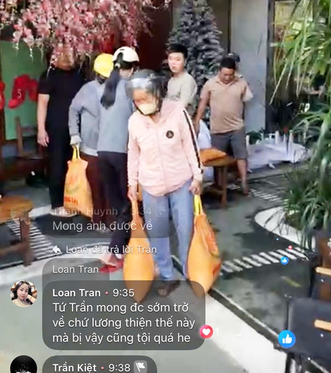 Sau TikToker Dưỡng Dướng Dường bị bắt: Dân mạng bất ngờ với livestream trao gạo cho người khó khăn - Ảnh 1.
