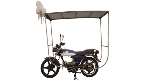Xe máy điện độc đáo chạy 50km chỉ với gió và mặt trời, sạc đầy pin được 120km - Ảnh 3.