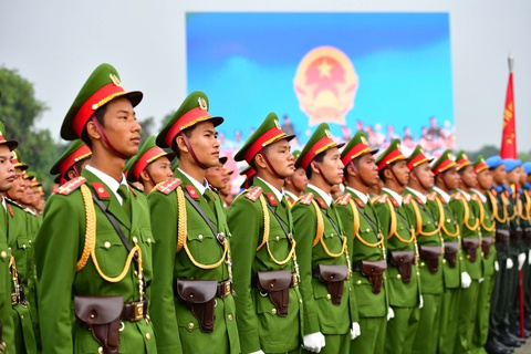 Sáng nay tổng hợp luyện diễu binh, diễu hành ở sân bay Biên Hòa - Ảnh 4.