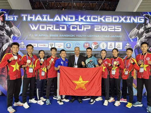 Việt Nam xuất sắc giành 5 HCV tại World Cup Kickboxing 2025 - Ảnh 1.