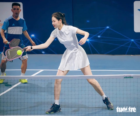 Đà Nẵng đưa môn pickleball vào trường học - Ảnh 3.