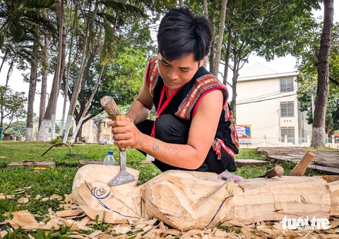 Người Gia Rai, Ba Na xúng xính thổ cẩm trong Ngày hội văn hóa dân tộc - Ảnh 8.