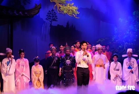 Võ Minh Lâm gây bất ngờ khi làm đạo diễn - Ảnh 1. Võ Minh Lâm dựng Giai nhân và anh hùng: Day dứt mãi mối tình Lý Chiêu Hoàng - Trần Cảnh - Ảnh 1.