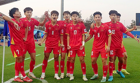 U16 Việt Nam chuẩn bị đấu Trung Quốc, Úc và Saudi Arabia - Ảnh 1. U16 Việt Nam - Ảnh 1.
