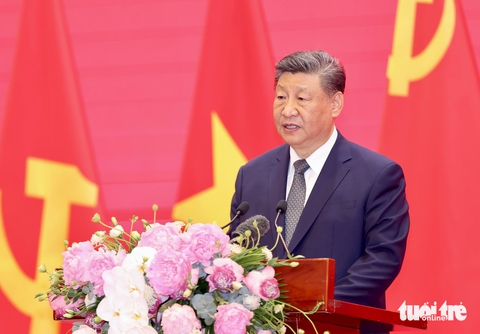 Ngày thứ hai nhiều hoạt động của Tổng Bí thư, Chủ tịch nước Trung Quốc Tập Cận Bình - Ảnh 6. Tập Cận Bình - Ảnh 6.