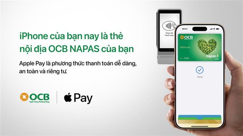 OCB giới thiệu Apple Pay đến với chủ thẻ NAPAS - Ảnh 1.
