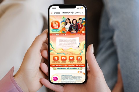 Shopee khởi động Tinh Hoa Việt Chung Sức, tôn vinh sản phẩm made in Việt Nam - Ảnh 1. Shopee - Ảnh 1.