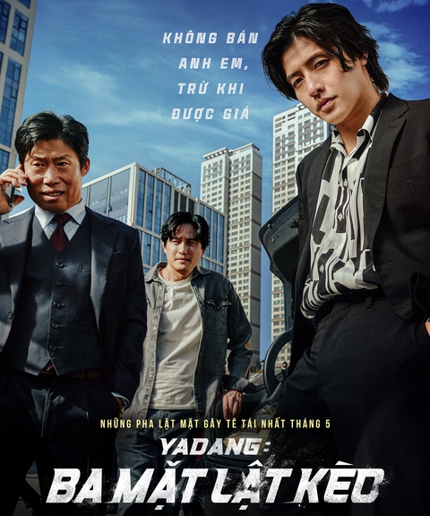 Bom tấn Hàn 'Yadang: Ba mặt lật kèo' tung poster căng như dây đàn - Ảnh 1. Bom tấn Hàn 'Yadang: Ba mặt lật kèo' tung poster căng như dây đàn - Ảnh 1.