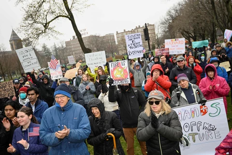 Ông Trump 'đại chiến' Harvard - Ảnh 1. Harvard - Ảnh 1.