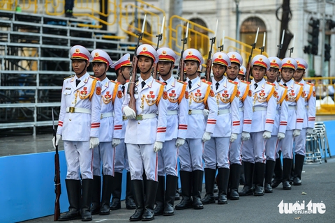 TP.HCM thắt chặt an ninh trước buổi tổng hợp luyện diễu binh - Ảnh 7.