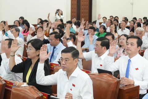 Hội đồng nhân dân tán thành TP.HCM có phường Sài Gòn, Chợ Lớn, Gia Định - Ảnh 1. sắp xếp - Ảnh 1.