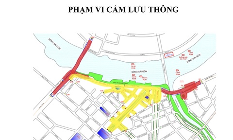 Tối 19 và 26-4, người dân chú ý không đi xe vào khu vực chuẩn bị lễ 30-4 - Ảnh 3.