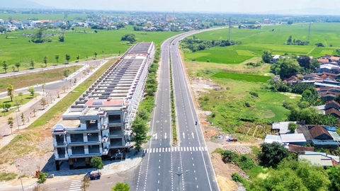 Khánh thành đường ngàn tỉ nối thị xã An Nhơn với đầm Thị Nại ở Bình Định - Ảnh 1. khởi công - Ảnh 9.